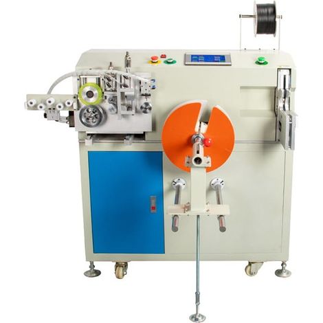 Machine pour couper sur mesure, enrouler avec et sans bobine et attacher automatiquement des câbles Ø1-20mm (1/2)