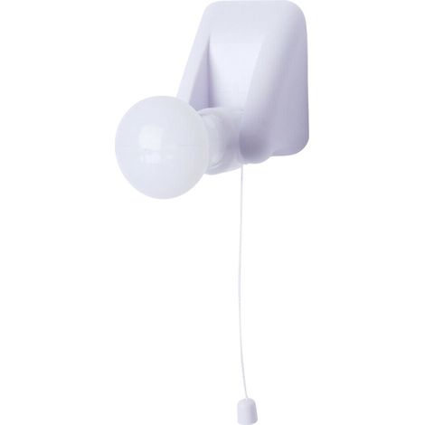 Lampe LED Nuit - Montage Mural ou Auto-adhésif - Pour Armoire Couloir Chambre Garage - 7 x 5 x 6 cm - Blanc Chaud/Blanc - Piles AAA (non incluses) ×3 (1/5)