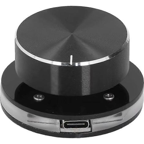USB-Lautstärkeregler für PC und Android-Systeme, externer Typ-C-Mediencontroller mit RGB-Beleuchtung (1/5)