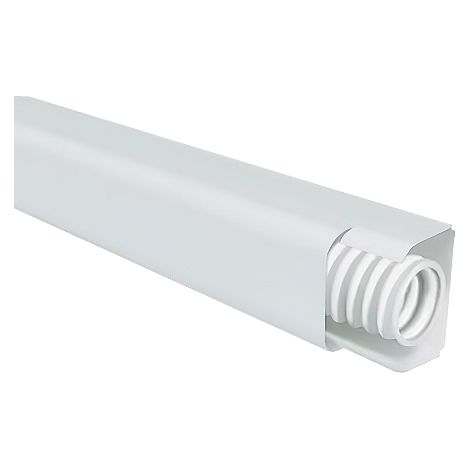 First Plast – Goulotte spéciale condensats 25 x 25 mm – Longueur 2m – Couleur blanche – Pour évacuation silencieuse des condensats