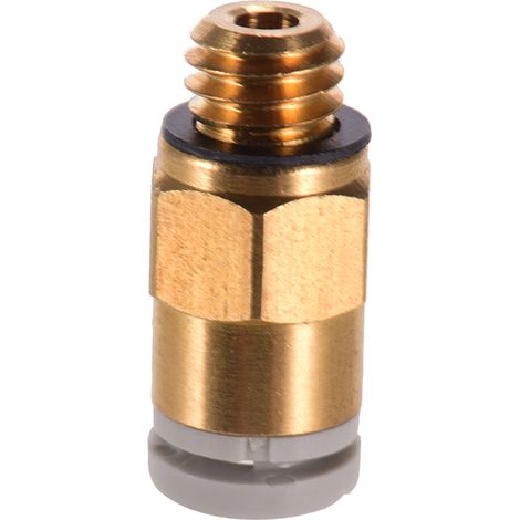 Raccord rapide pneumatique droit PC4-M6 pour extrudeuse d'imprimante 3D CR-10 / Ender-3, 1 pièce (1/2)