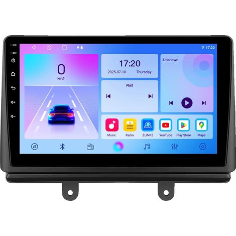 Reproductor multimedia para coche, pantalla inteligente, compatible con smartphones, compatible con Fiat Doblo 2002-2009, T4CP AI AHDC6 (1/2)