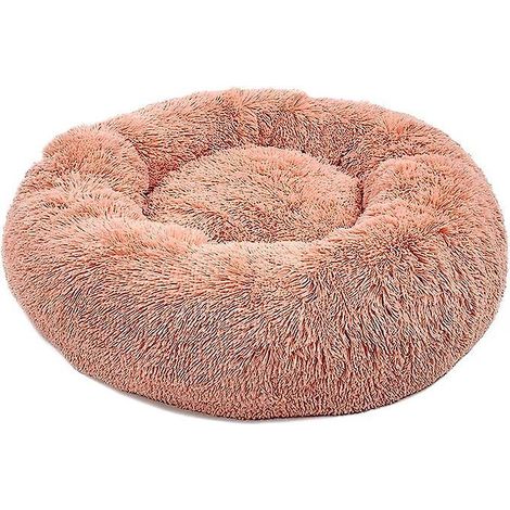 (60cm Rose) Panier Rond Chien Tapis Chat Panier Donuts (1/5)