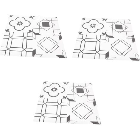 3pièces Autocollants Cuisine Imperméables Lot Pour Placards Salle De Bain Stickers Muraux Adhésifs Résistants à Huile Chaleur (1/5)