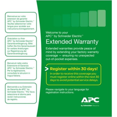 Extensión de garantía apc wextwar1yr se 03 un año servicio rápido (1/2)