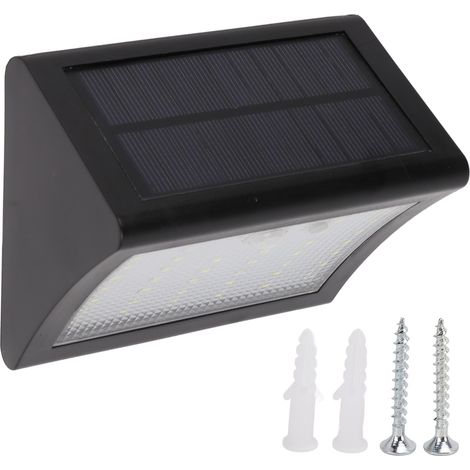 Lampe solaire 38LEDs avec détecteur de mouvement IP65 étanche pour extérieur, montage mural idéal pour jardin, cour, escalier (1/5)