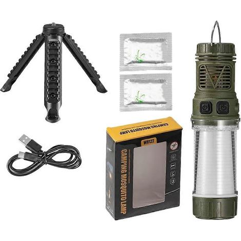HONORNIC - Lampe de camping portable anti-insectes pour l'extérieur (1/5)