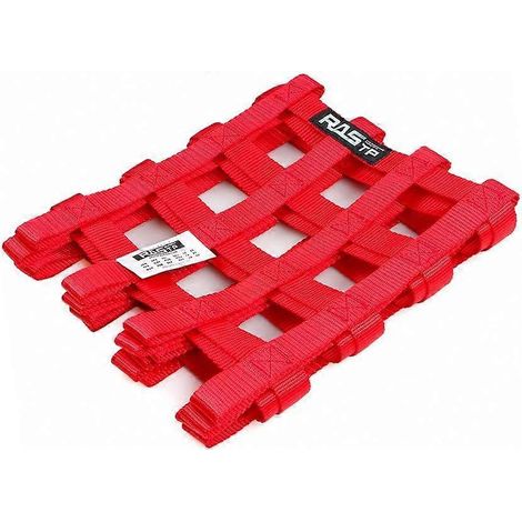 Filet de fenêtre universel en nylon pour voiture de course, 23,6 x 23,6 cm, style ruban (1/5)