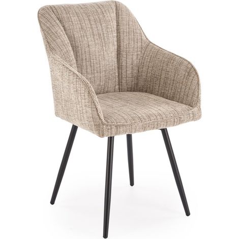 Silla Houston 2044, Beige, 85x50x60cm, Tapiz, Metálico (1/5)