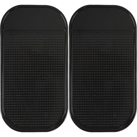 alfombrillas antideslizantes para salpicadero de coche, autoadhesivas, de gel de silicona, lavables y reutilizables, para teléfono móvil, llaves y monedas (13,8 x 7,8 cm)