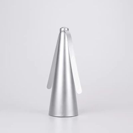 Ventilateur Anti-Mouche, Répulsif à Pales Extérieur & Intérieur pour Eloigner Les Mouches de la Table, Répellante Moustique Fan(argent) (1/2)