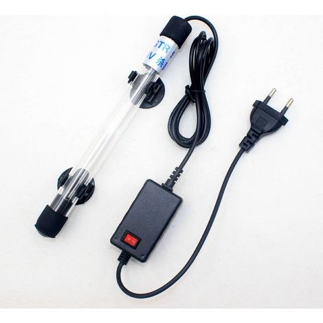 7W220V lampe de réservoir de poissons ronde lampe de stérilisation de réservoir de poissons entretien traitement de l'eau d'aquarium，Lumière de paysage pour aquarium, piscine, piscine (1/5)