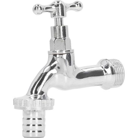 Schlauchanschluss Messingarmatur 3/4 Zoll Auslass DN20 Außengewinde Einlass Wasserhahn für Bewässerung