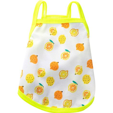 Gilet Pour Chien - Débardeur Été En Tissu Souple - Vêtement Pour Petit Chien Et Chat - Taille S À Xl (1/5)