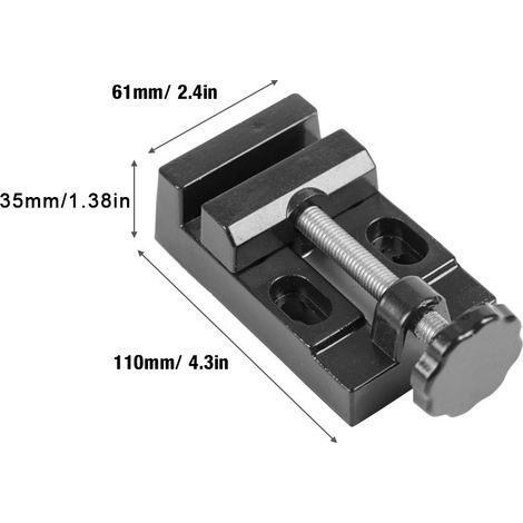 Étau de perçage en alliage d'aluminium pour fraisage et gravure (1/5)