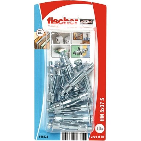 Metallanker mit Hohlkörper Hm 5x37 S / 10 Stück - Fischer