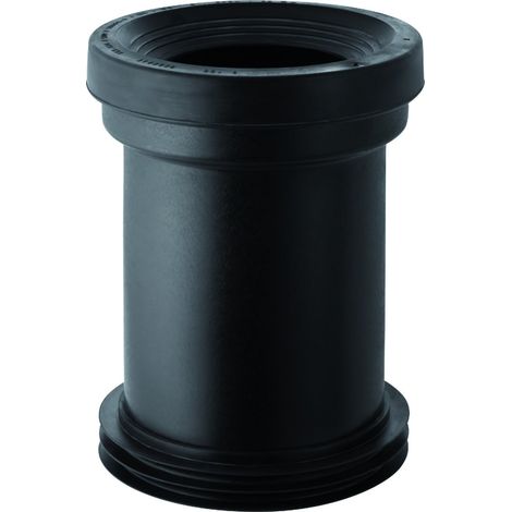 Geberit manicotto di allacciamento con collare e guarnizioni a labbro: d=110mm, d1=120–125mm, nero, 152400161