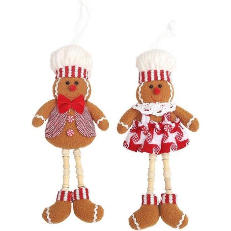 décorations en pain d'épice, décorations de Noël en pain d'épice à suspendre. (1/4)
