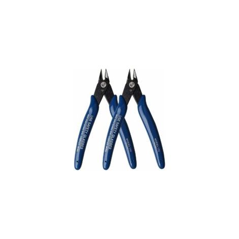 Seitenschneider, Yuanzi Seitenschere, Daumen-/Stahldrahtabisolierer für Elektrokabel, Schmuckreparatur, Bastelarbeiten, Heimwerken (2er-Pack, Blau) - Crezuo (1/4)