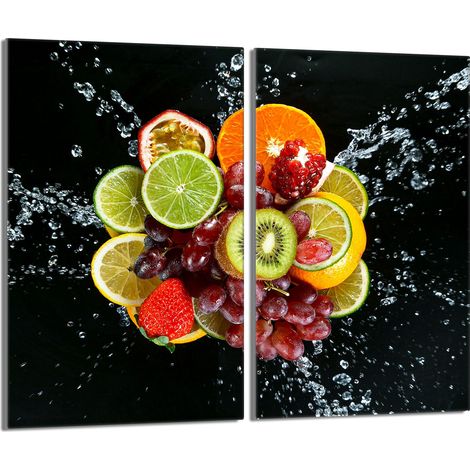 Glasschutzplatte für den Herd 2x30x52 Fruit (1/5)