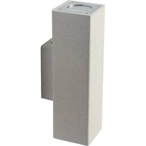 Applique OAKLAND in cemento bianco con luce biemissione (1/2)