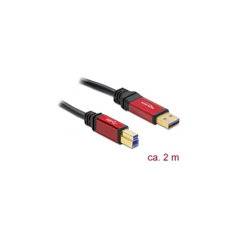 Cable USB 3.0 Rojo A-B  M/M 2m