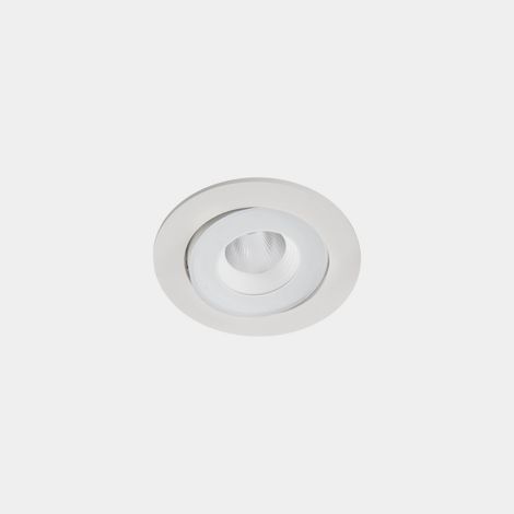 LEDS C4 Dako Spot encastrable extérieur 10 cm LED blanche 7,5 W 3000 K IP66 avec interrupteur marche/arrêt