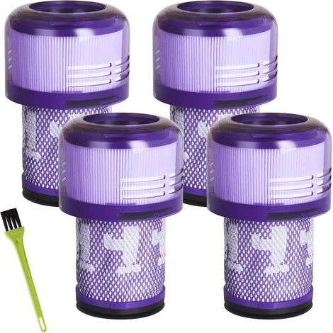 2 Pack HEPA Filtres de Rechange pour Dyson V12 Detect Slim Absolute Extra/ Total Clean/ Fluffy Aspirateur Sans Fil 971517-01 (1/5)