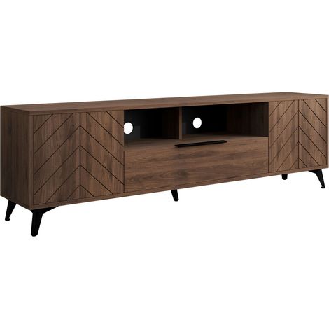 Meuble TV Comfivo Citrus I , Le nombre de portes: 0, Nombre de tiroirs: 0, 204x60x40cm