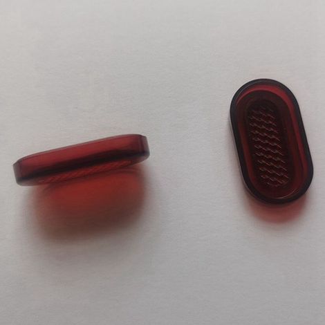 16 Farben: Rot Material: Kunststoff Abdeckung für Rücklicht und Schutzblechbeleuchtung am Roller (1/4)