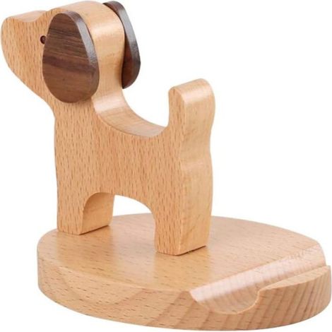 Support de téléphone portable, support de téléphone portable en bois, support universel (1/5)