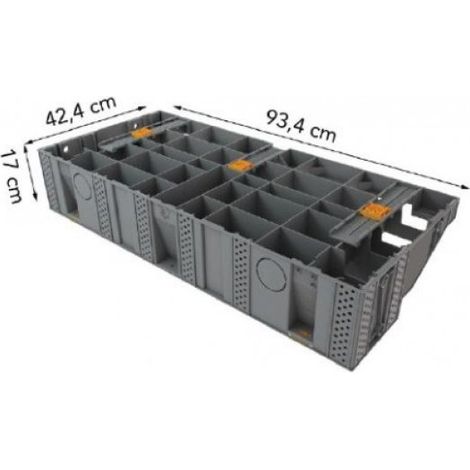 Marche pour escalier de jardin MODULESCA