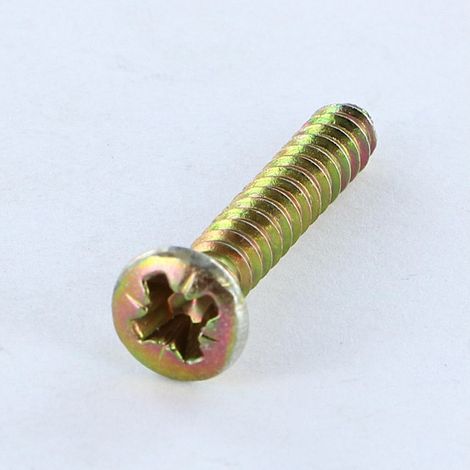 Vis tôle Tête fraisée bombée TFB Pozi 3.5X25 Bichromaté-1 pièce