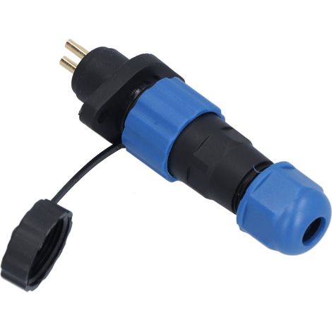 Connecteur d'alimentation industriel et aéronautique étanche IP68, mâle/femelle, montage à bride, SP132 broches (380 V 10 A) (1/5)