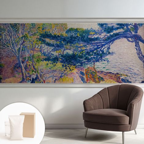 Carta Da Parati - Mural - Con Sala Da Pranzo - Camera Da Letto - Cameretta - Con Colla Gratuita Paesaggio impressionista 250x104 cm (1/5)