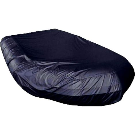 (Noir 380x94x46cm)Housse de Bateau Gonflable, 210D Tissu Oxford Kayak Canoë Bâche Couverture- Imperméable Anti Poussière Résistants Aux UV, Stockage Durable Protection, pour la Protection du Bateau (1/5)