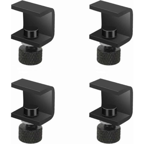 Pince de fixation pour plateau en verre d'imprimante en alliage d'aluminium, réglable, pour une fixation stable. (1/5)