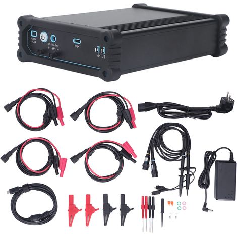 Oscilloscope à 4 canaux TVAO2004, Interface USB, bande passante 200MHz, taux d'échantillonnage 1GSa/s, testeur de Diagnostic de voiture, 100 à 240V, prise ue (1/5)