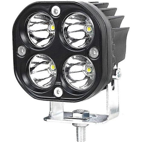 Projecteurs LED 3 pouces 40 W, barre lumineuse de travail LED pour voiture, moto, camion, tout-terrain, SUV, quad, bateau, accessoires auto 4x4 (1/5)