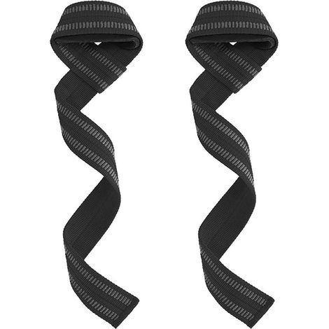 Sangles de traction pour musculation, bandages de poignet rembourrés pour l'entraînement de force, le bodybuilding et le fitness - sangles de soulevé de terre - sangles de levage professionnelles - po (1/5)