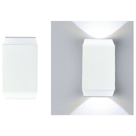 6W LED-WANDLEUCHTE IP65, MODERNES DOPPEL-KALTLICHT (6000K)