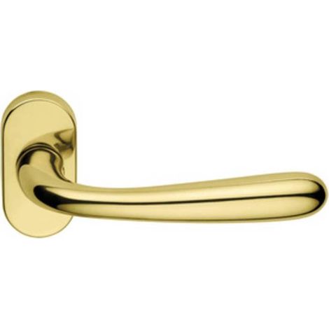 4 x MEZZA MANIGLIA GOCCIA 1126 ROSETTA OV ORO L DX