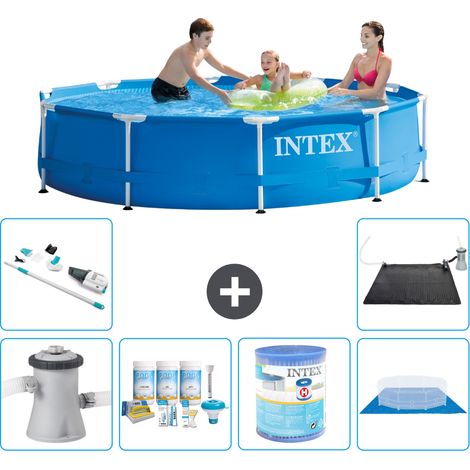 Intex Piscina con struttura Rotonda - 305x76 cm - 8-pezzi  S41685