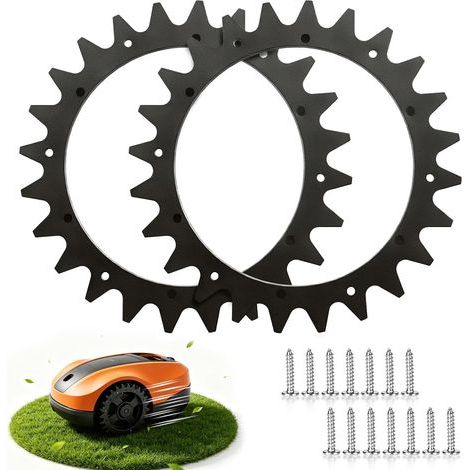 Worx Landroid SM Roboterspitzen 205 mm Edelstahl mit 14 Schrauben für Worx Landroid M500 M700 M800 M1000 S300 S450i (1/5)