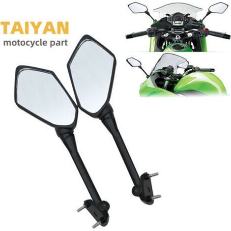 Rétroviseurs Universels pour Moto ER6F 400R NINJA 1000 Z1000SX - KZQ