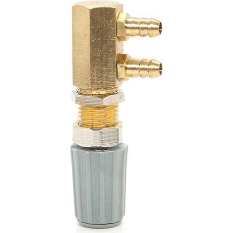 Corps de vanne en laiton, buse de régulation d'eau pour dentiste, réglage fin oral, matériaux dentaires en forme de F, 6x4mm