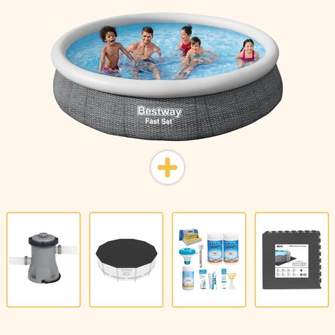Bestway Bestway Fast Set Ronde - 366x76 cm - 5-pièces S238 (1/5)