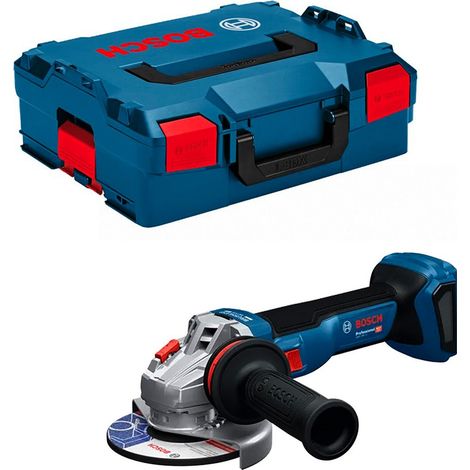 Bosch Professional GWS 18V-11 125mm Solo in L-Boxx. MINIAMOLADORA A BATERÍA