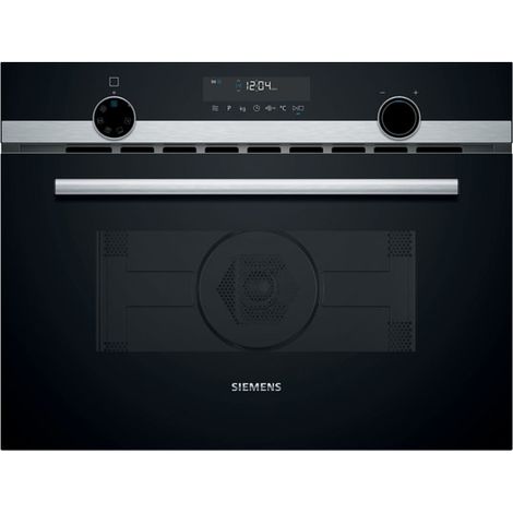 Siemens – Micro-ondes encastrable 44L 900W – 5 niveaux de puissance – Fonction grill et dégivrage – CM585AGS1 (1/5)