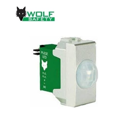 Wolf infrarosso antifurto sensore Jolly 12V compatibile Vimar Plana silver - W-JM-VS